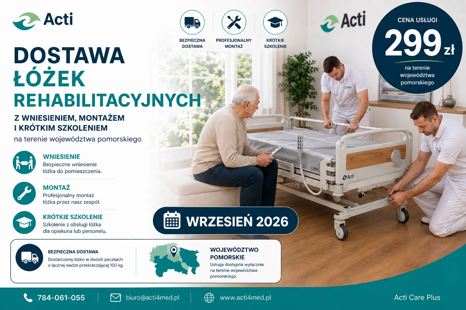 Łóżko Acti Care Plus