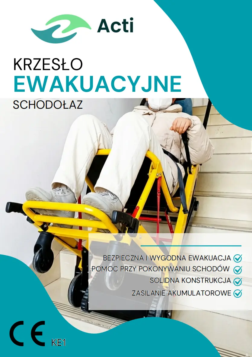 Broszura ACTI Krzesło ewakuacyjne z funkcją schodołaza