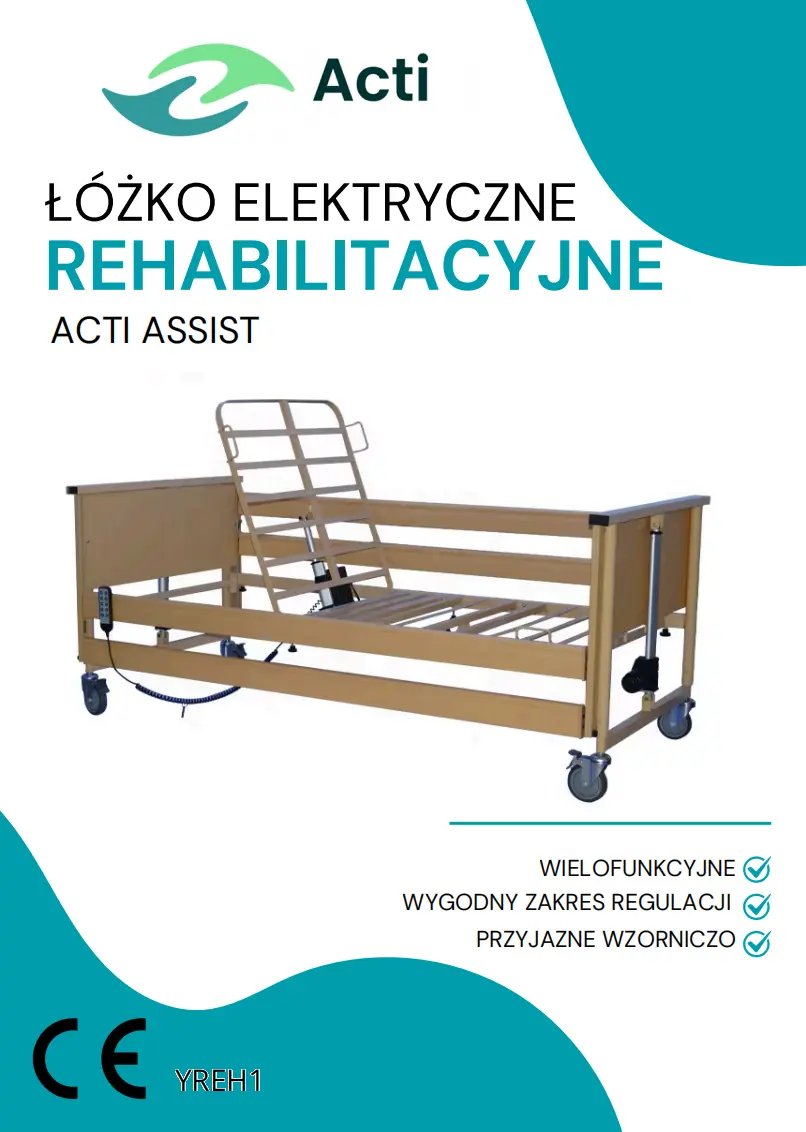Broszura ACTI ASSIST Łóżko elektryczne rehabilitacyjne